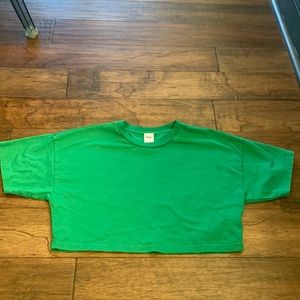 aritzia cropped t-shirt
